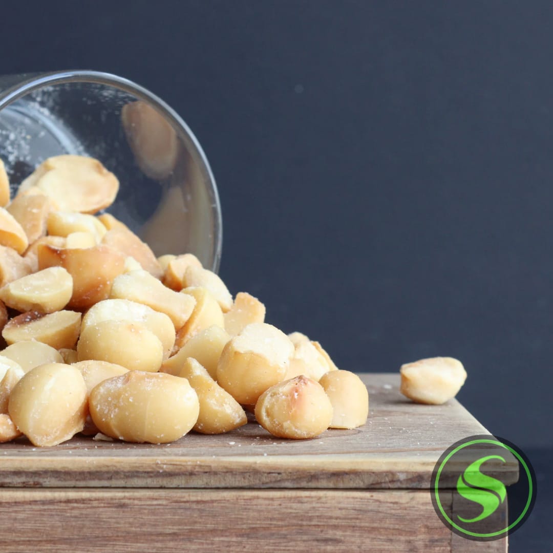 MACADAMIA ROASTED SALTED HALVES