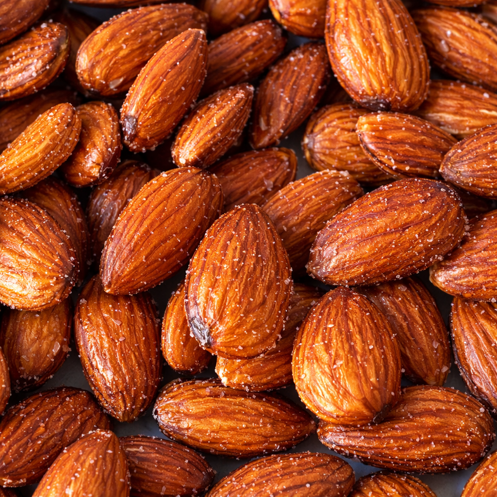 ALMONDS ROASTED SALTED WHOLES