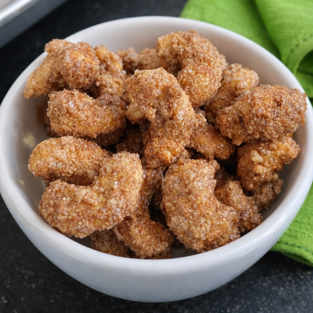 CARAMELIZED CASHEWS
