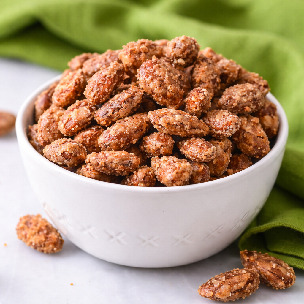 CARAMELIZED ALMONDS